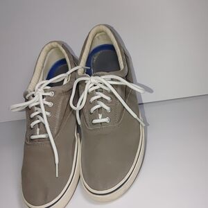 Sperry Top Sider Mens Size 12 M Halyard Men Gray Casual Lace Up Walking Sneaker